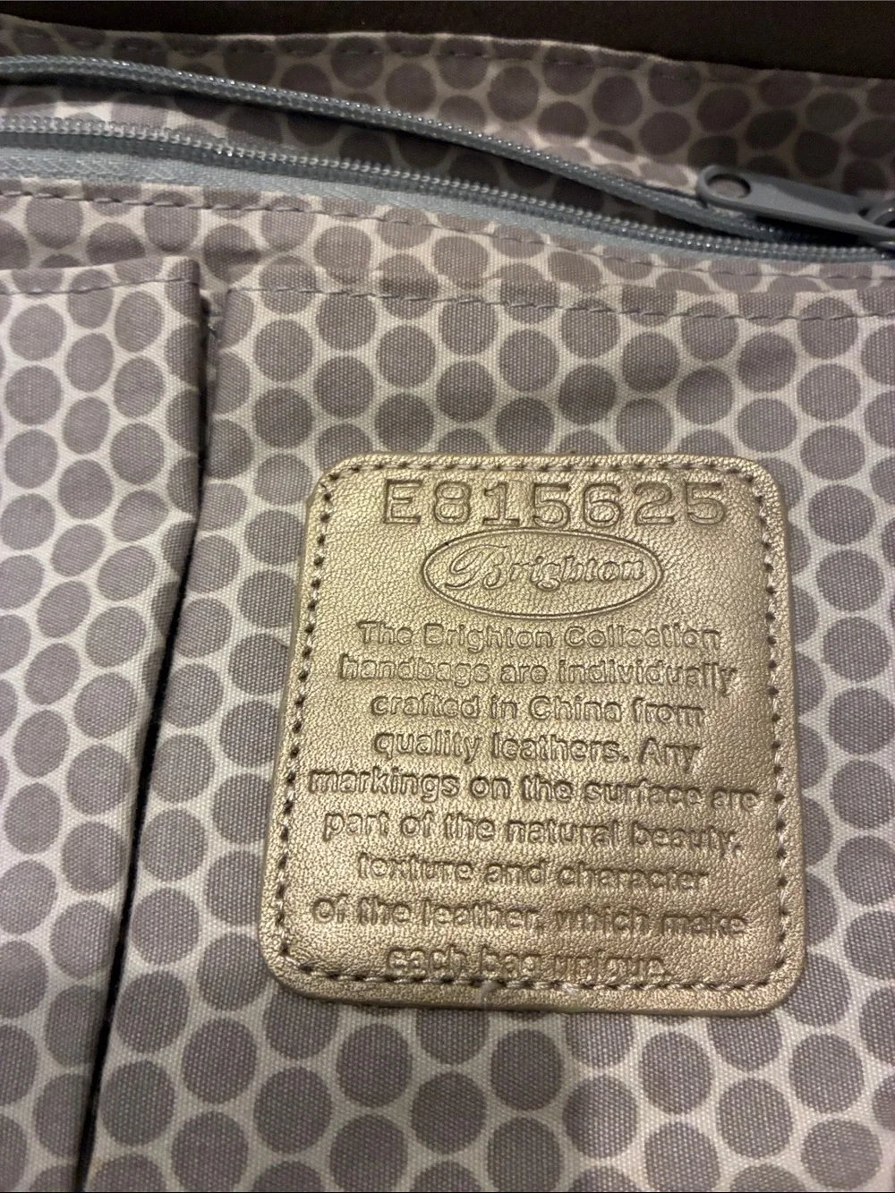Brighton Rhapsody Masterpiece 3d Floral Leather Appliqué NWOT